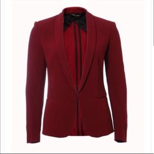 Rag & Bone Burgundy Blazer